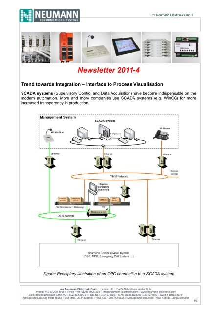 Newsletter 2011-4 - Neumann Elektronik