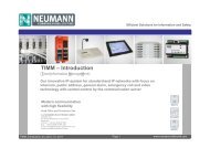 TIMM – Introduction - Neumann Elektronik