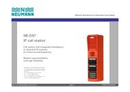 NE-DS7 IP call station - Neumann Elektronik