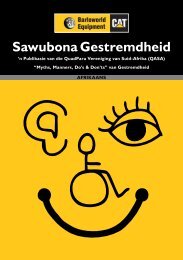 Sawubona Gestremdheid - Qasa