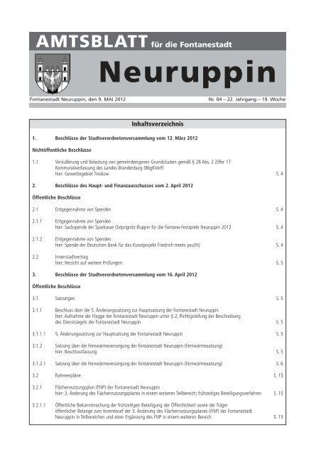 Nr. 4/2012 vom 09.05.2012 - Neuruppin