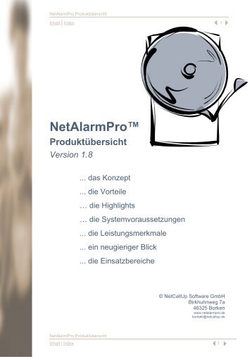 NetAlarmPro? - NetCallUp Software GmbH