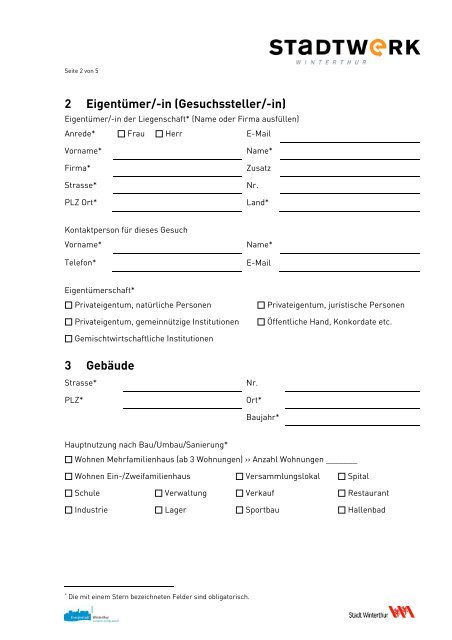 Rückerstattung GEAK-Beratung(PDF, 110 KB) - Stadtwerk Winterthur