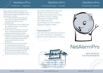 NetAlarmPro - NetCallUp Software GmbH