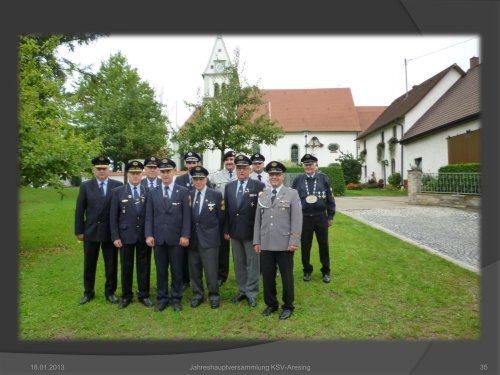 Jahreshauptversammlung des KSV-Aresing Sonntag den 16.01 ...