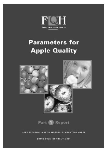Parameters for apple quality - Louis Bolk Institute