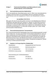 LRV Erdgas NGC Anlage 1 - Netzgesellschaft mbH Chemnitz