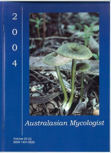 Australasian Mycologist - First Year Biology - The University of Sydney