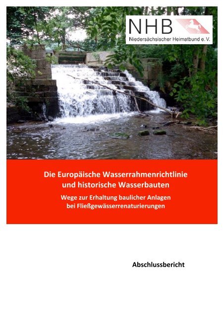 Die Europäische Wasserrahmenrichtlinie und historische ...