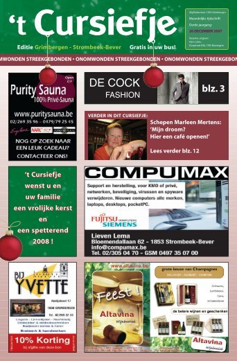 DE COCK - Cursiefje