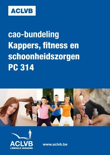 Cao-bundeling kappers, fitness en schoonheidszorgen - aclvb