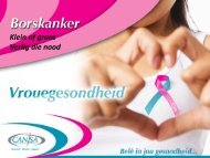 Borskanker - The Cancer Association of South Africa