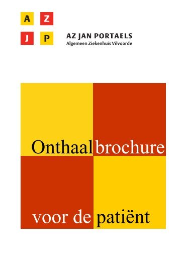 AZ Jan Portaels Vilvoorde patiëntenbrochure - Kortom