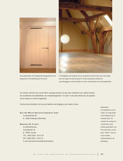 Wonen met hout.pdf - architectenbureau Bernard De Clerck