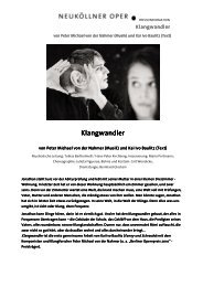 Klangwandler Klangwandler - Neuköllner Oper
