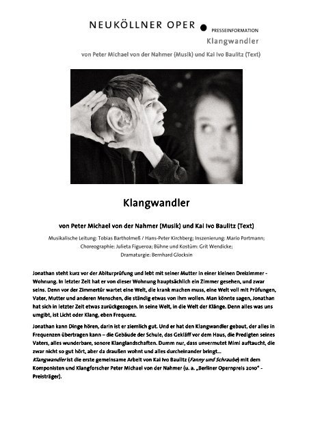 Klangwandler Klangwandler - Neuköllner Oper