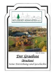 Der Graebsee (Bruchsee) - Nietlebener Heimatverein eV