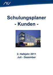 Schulungsplaner - Kunden - - Nissen & Velten Software GmbH