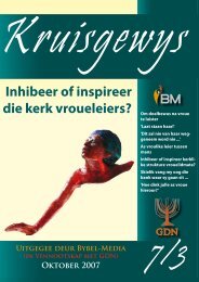 Inhibeer of inspireer die kerk vroueleiers?