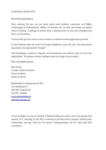 Antiquariaat De Roo - Pro Lectori