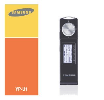 Handleiding Samsung YP-U1 samsung-yp-u1.pdf - Portable Gear