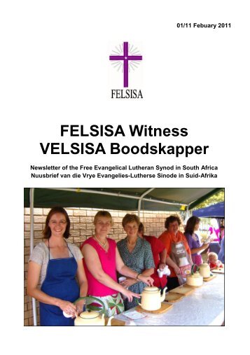 FELSISA Witness VELSISA Boodskapper