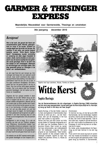 Witte Kerst - Garmerwolde.net