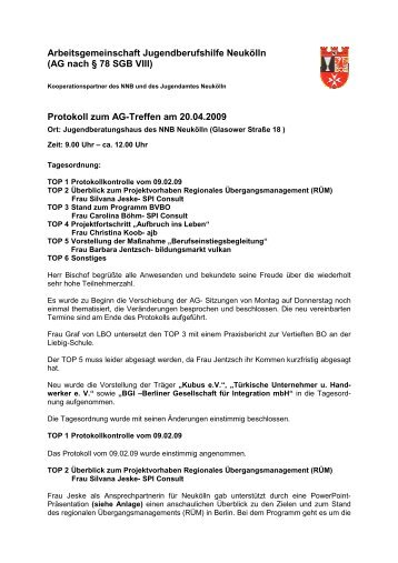 Protokoll_AG 78_ 20 04 09 - Neuköllner Netzwerk Berufshilfe (NNB ...