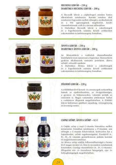 Termékkatalógus - Herbária