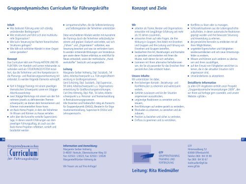 Gruppendynamische Veranstaltungen 2008/2009 - Hermann Josef ...