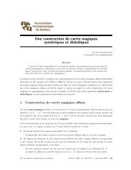 Une construction de carrés magiques symétriques et diaboliques