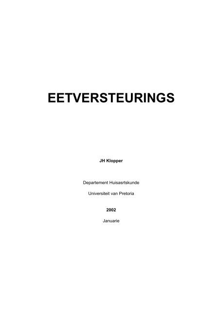 EETVERSTEURINGS