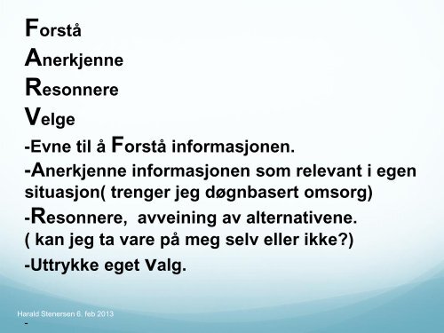 Samtykkekompetanse vharald Stenersen.pdf - Fylkesmannen.no