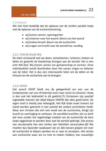 Contactbrief nummer 61 - Diaken