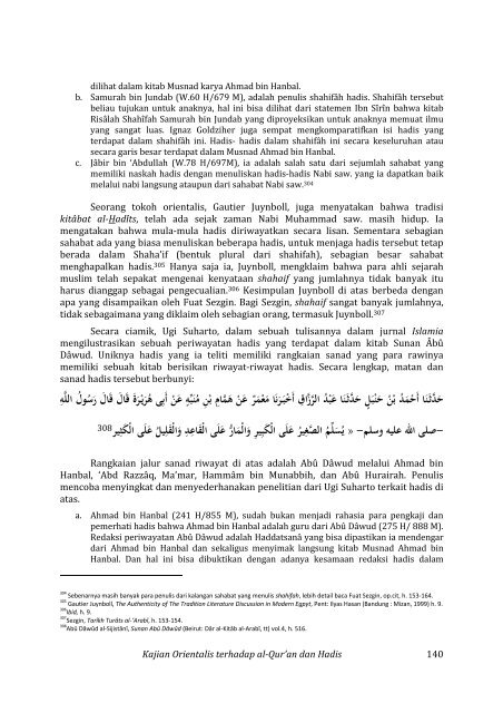 KAJIAN ORIENTALIS QURAN HADIS - Blog MENGAJAR