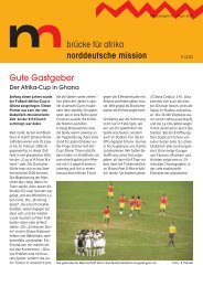 Mitteilungen 2008 Nr. 2 - Norddeutsche Mission