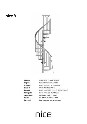 Montageanleitung Spindeltreppe Nice 3 - TreppenShop24