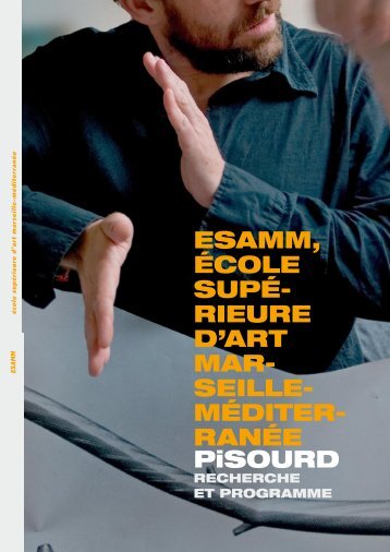 rapport de programme et recherche pisourd - esadmm