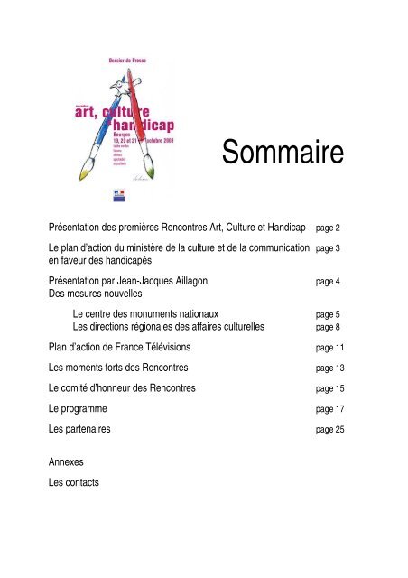 rencontres nationales art culture et handicap