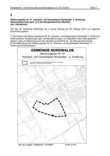 Bebauungsplan Nr. 61 „Industrie- und Gewerbepark Nordwalde“ 2 ...