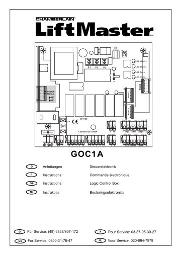 Anleitungen Steuerelektronik Instructions Commande ... - Nothnagel