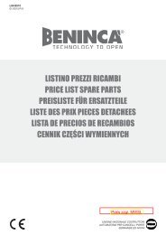 listino prezzi ricambi price list spare parts preisliste für ersatzteile ...