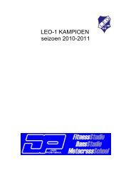 LEO-1 KAMPIOEN seizoen 2010-2011