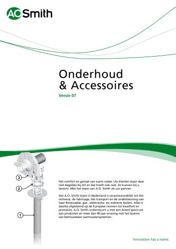 Onderhoud & Accessoires gids - AO Smith | Innovation has a name