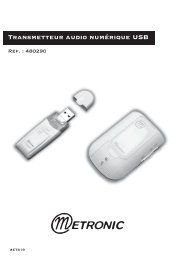 Transmetteur audio numérique USB - Metronic