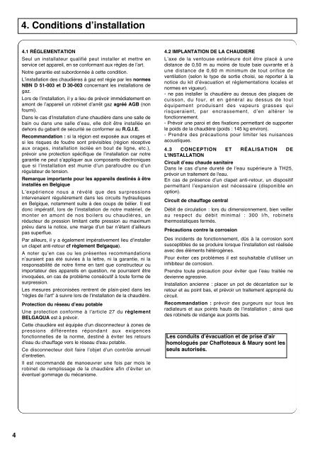 Notice d'installation et d'emploi - Domotech