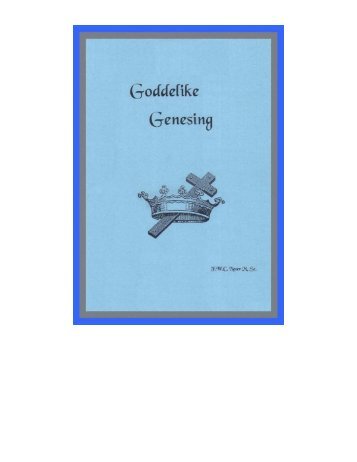 Goddelike Genesing pdf - Ecclesia