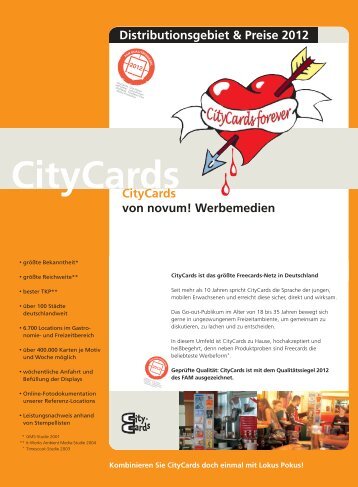 CityCards - Novum!