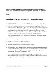 Agro bevrachtingsvoorwaarden ? December 2011 - Nprc