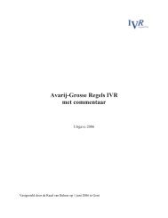 Avarij grosse regels IVR met commentaar(uitg. 2006)